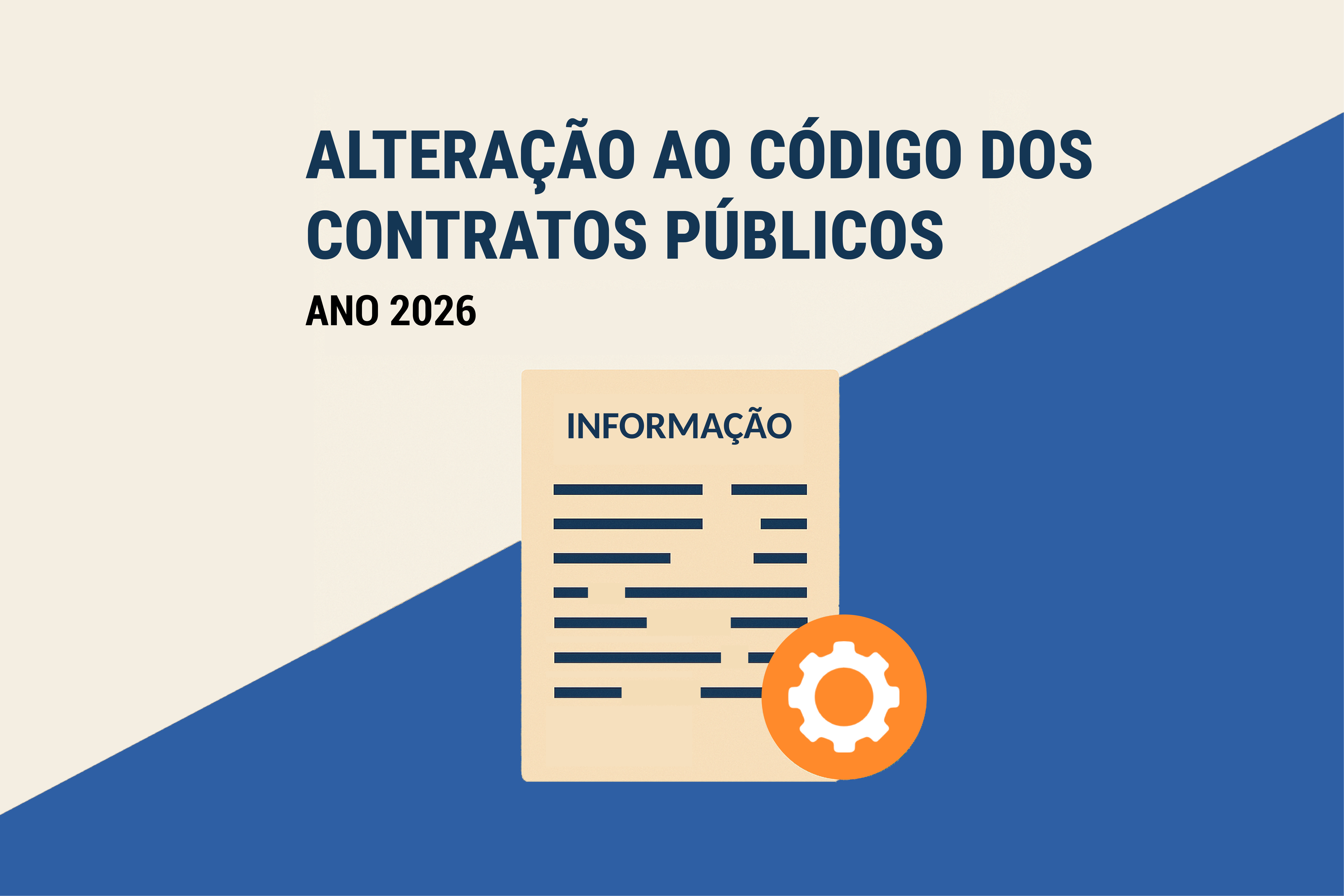 Altera&ccedil;&atilde;o ao C&oacute;digo dos Contratos P&uacute;blicos