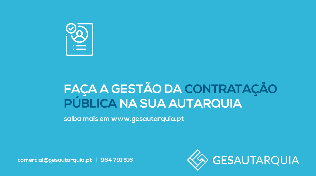 Faça a Gestão da Contratação Pública na sua autarquia
