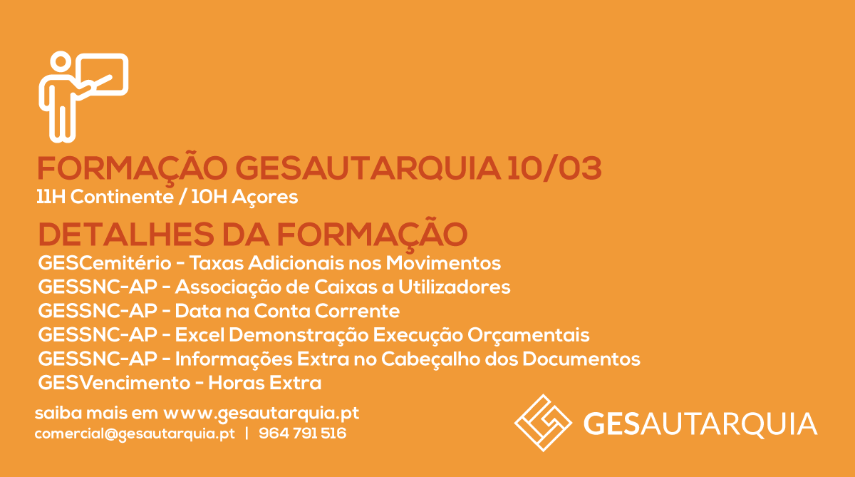 Formação GESAutarquia