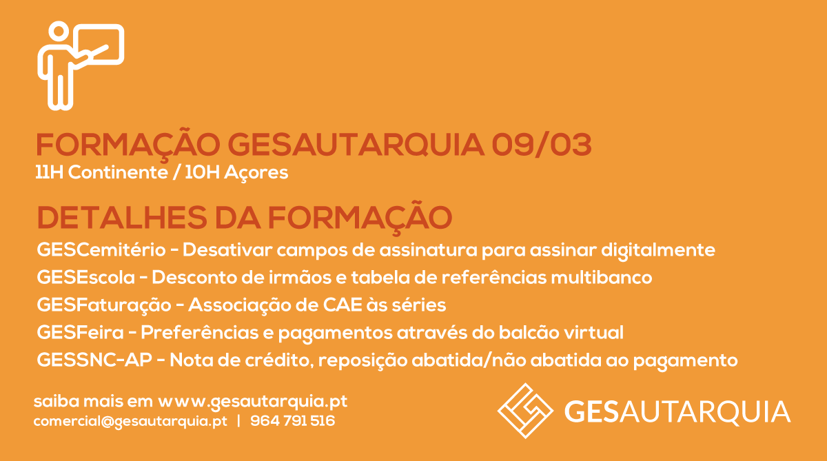Formação GESAutarquia
