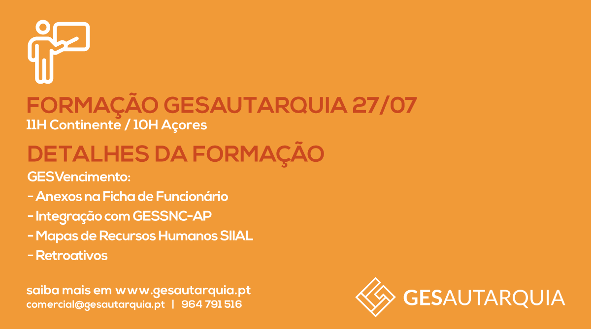 Formação GESAutarquia