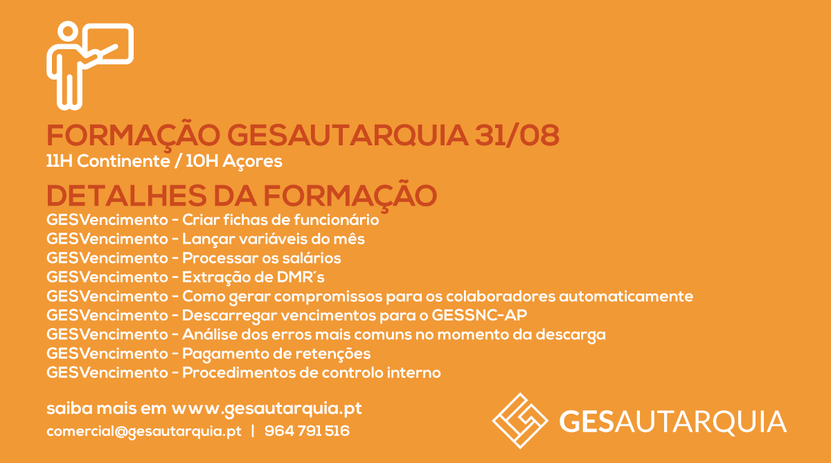 Formação GESAutarquia