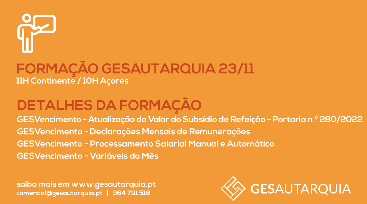 Formação GESAutarquia