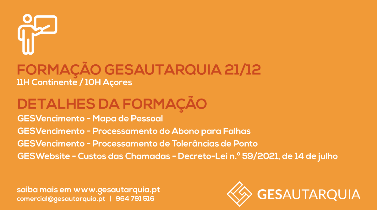 Formação GESAutarquia