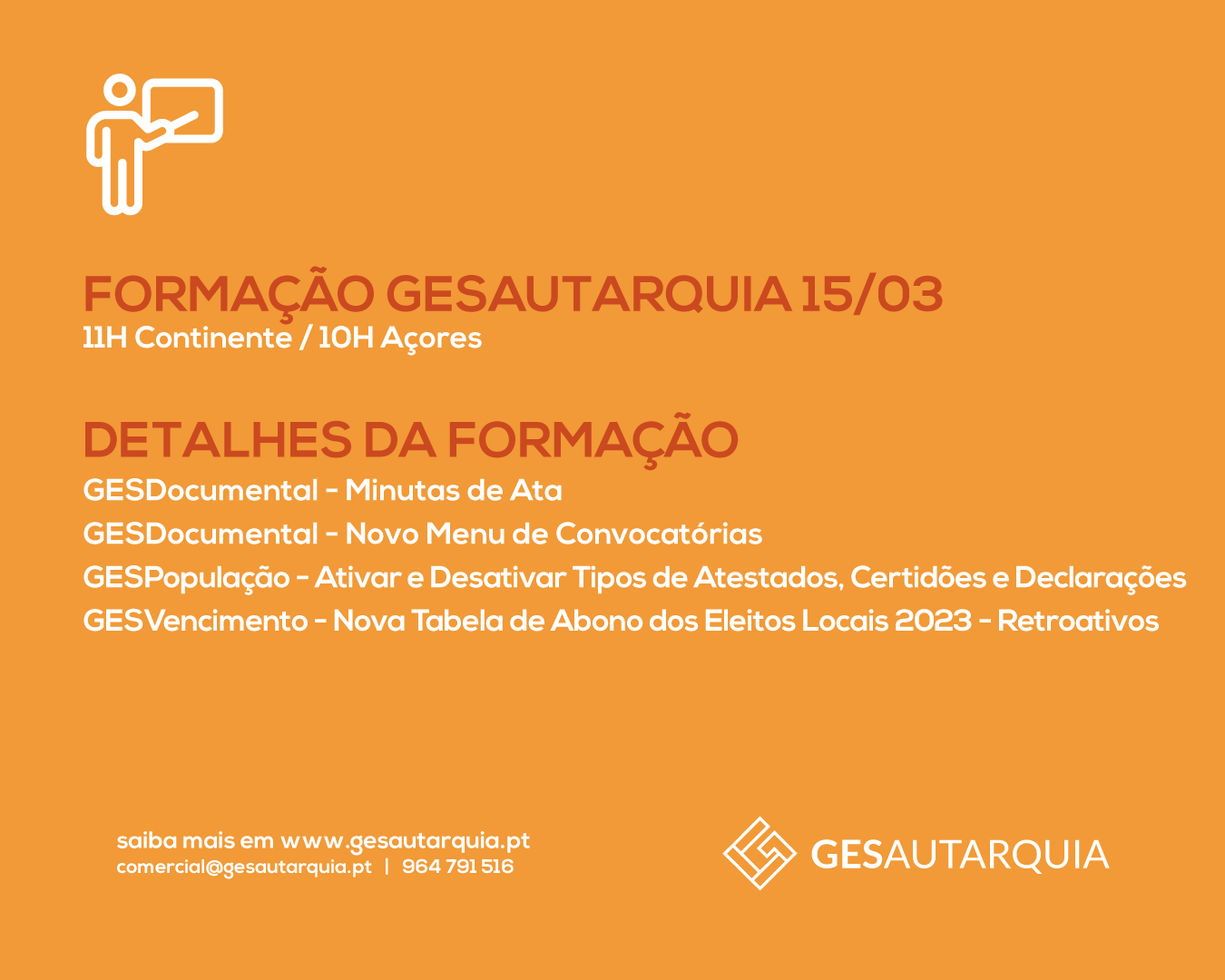 Formação GESAutarquia