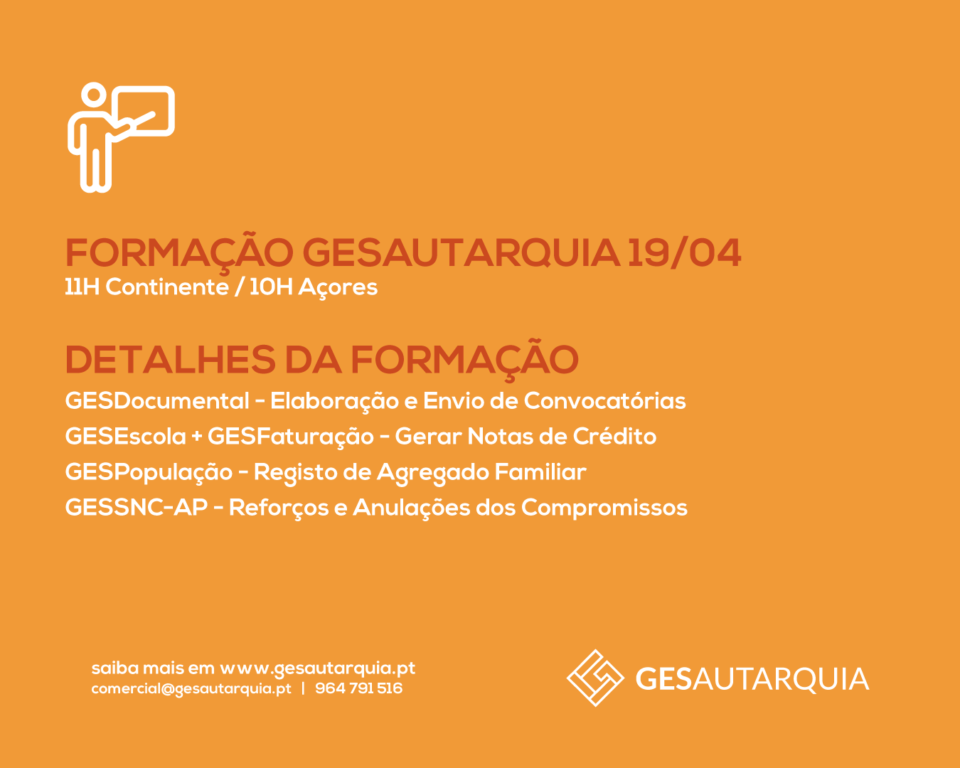 Formação GESAutarquia