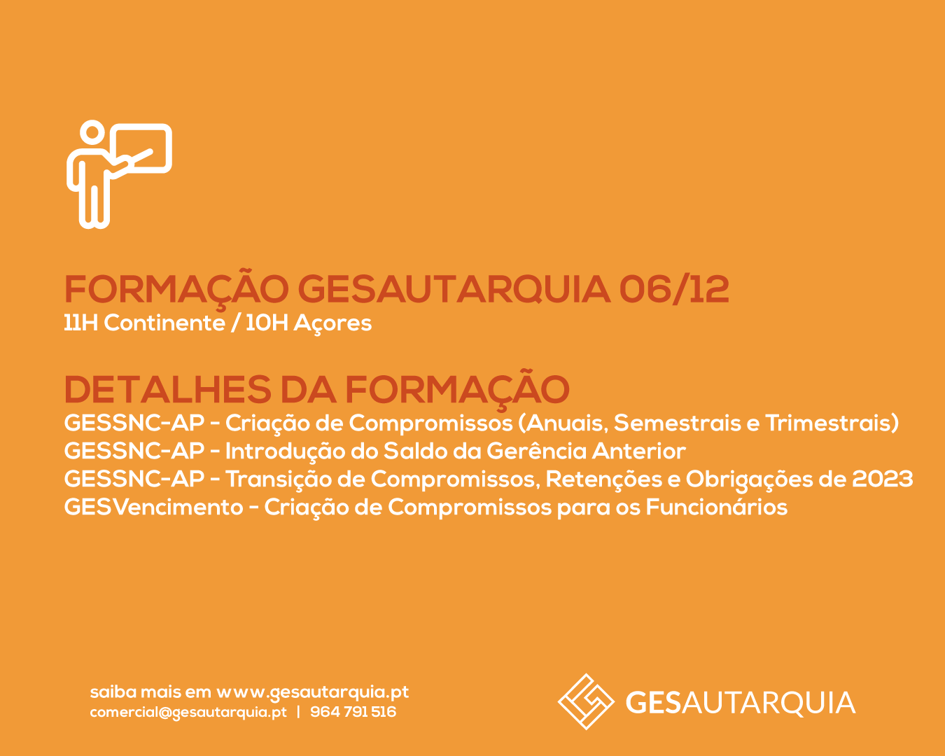 Formação GESAutarquia