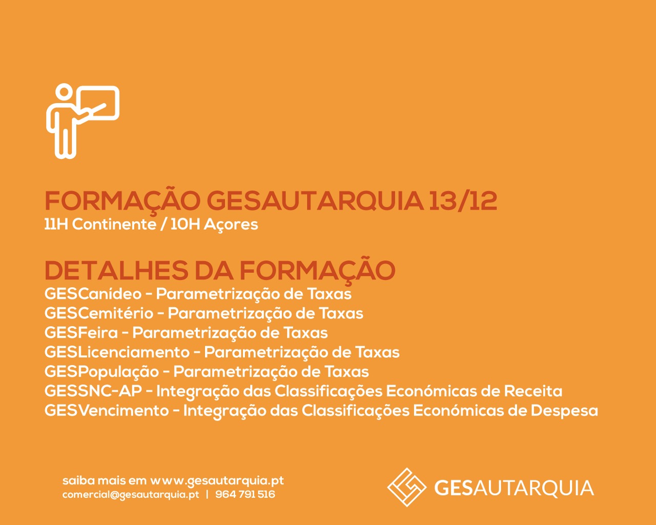 Formação GESAutarquia