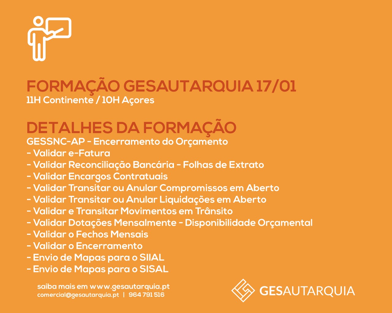 Formação GESAutarquia