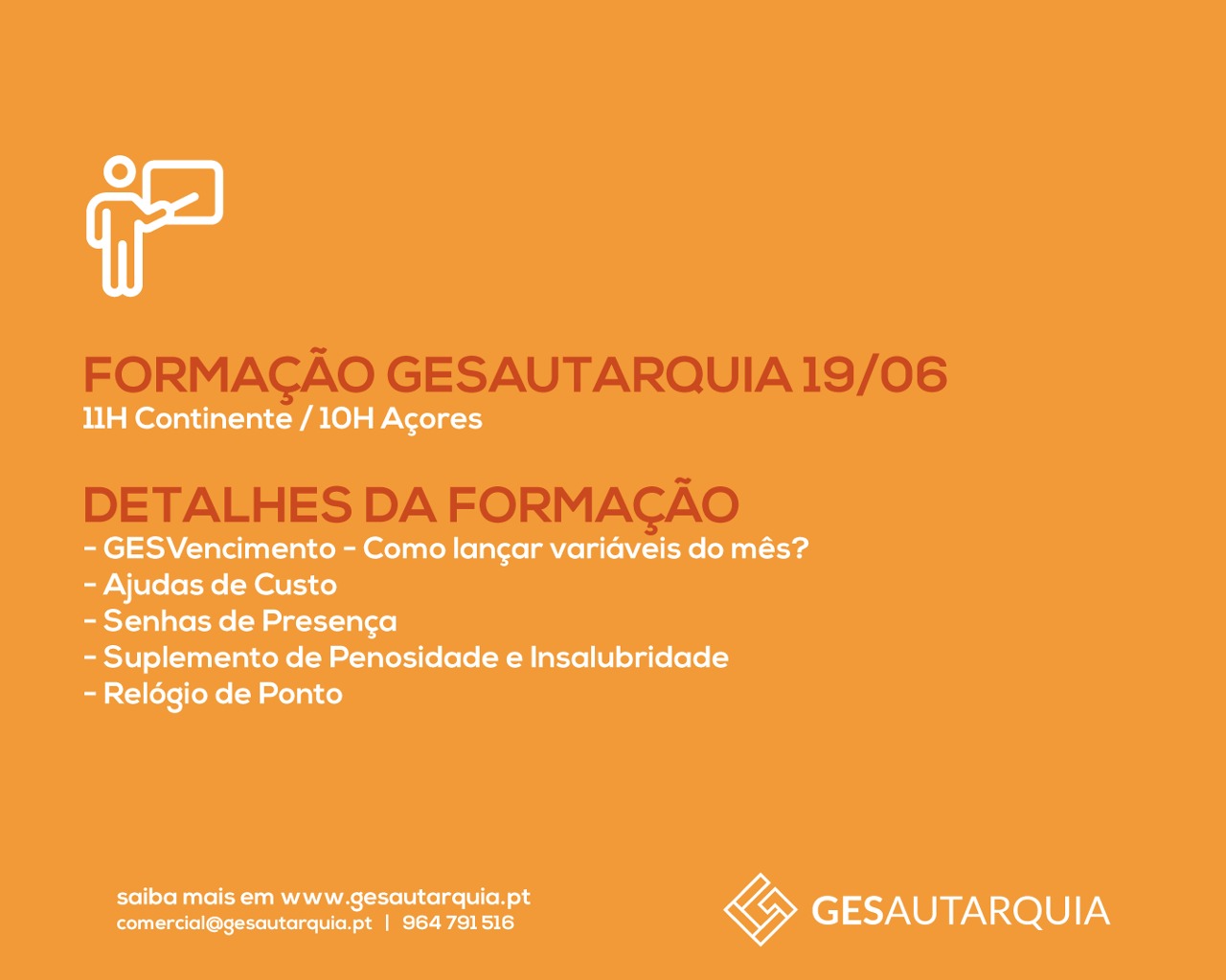 Formação GESAutarquia