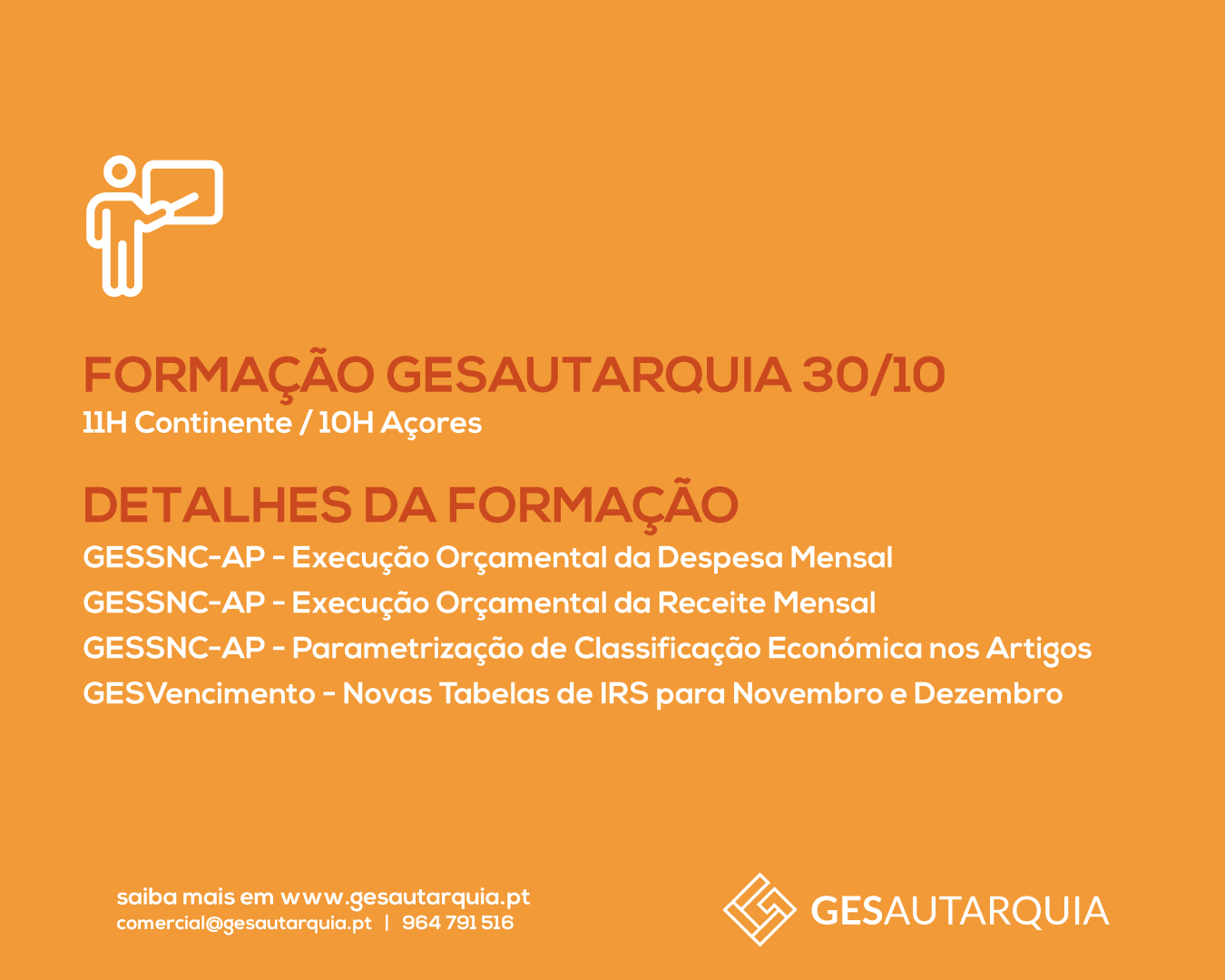 Formação Semanal GESAutarquia
