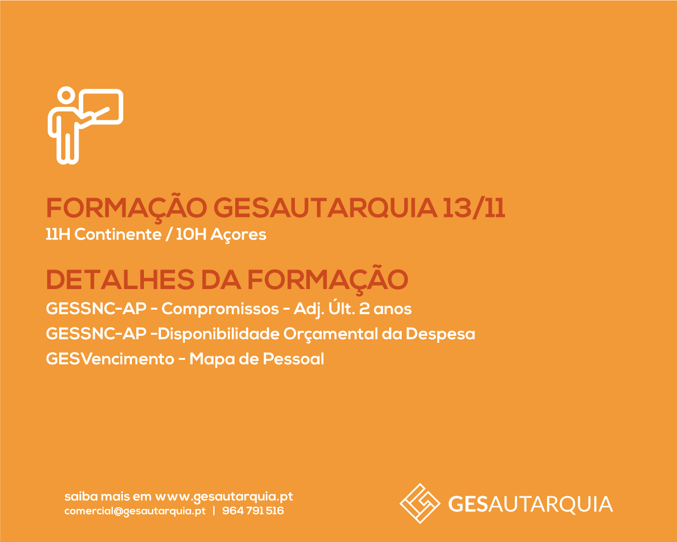 Formação Semanal GESAutarquia