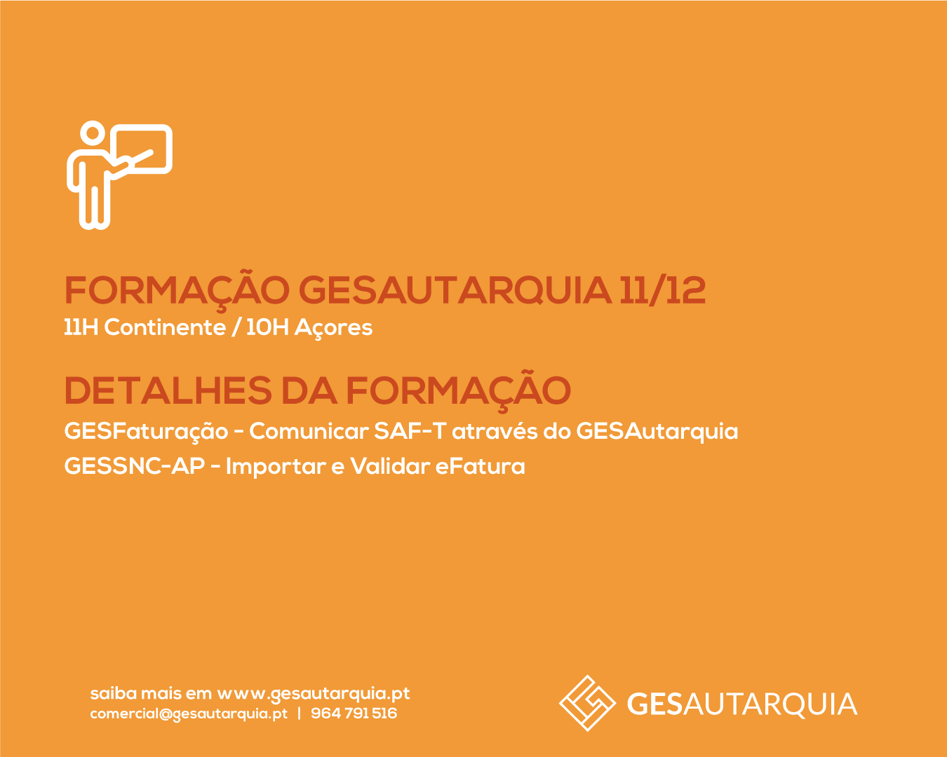 Formação Semanal GESAutarquia