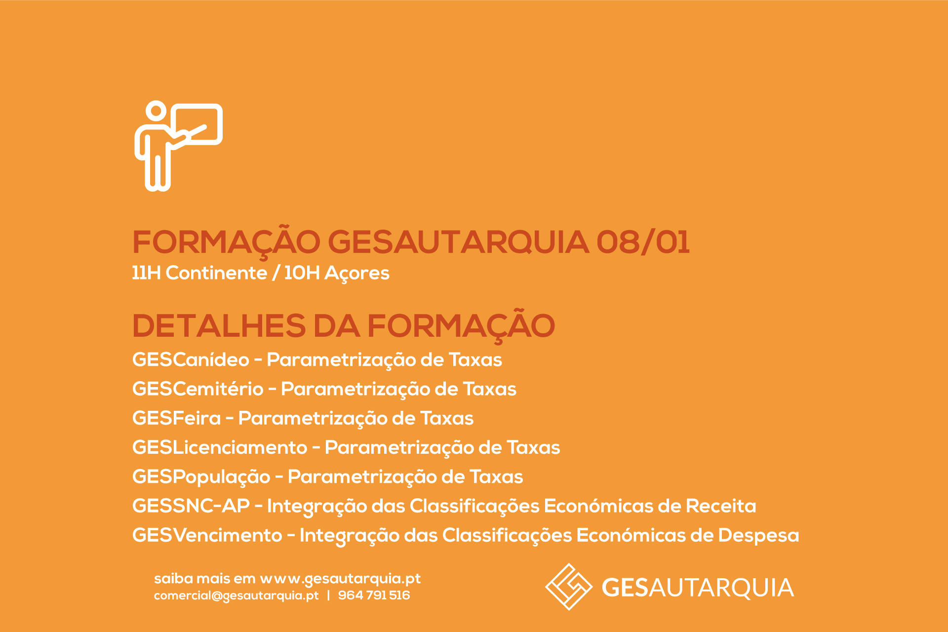 Formação Semanal GESAutarquia