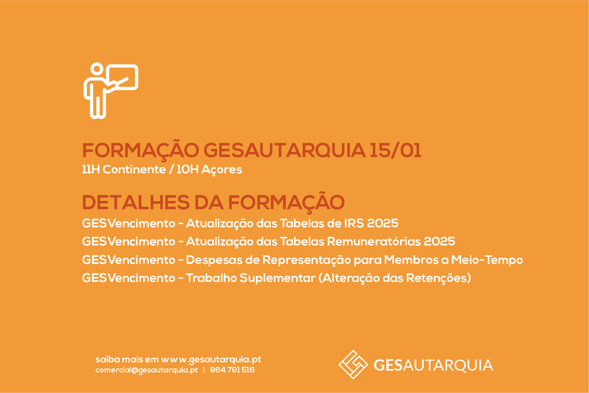 Formação Semanal GESAutarquia