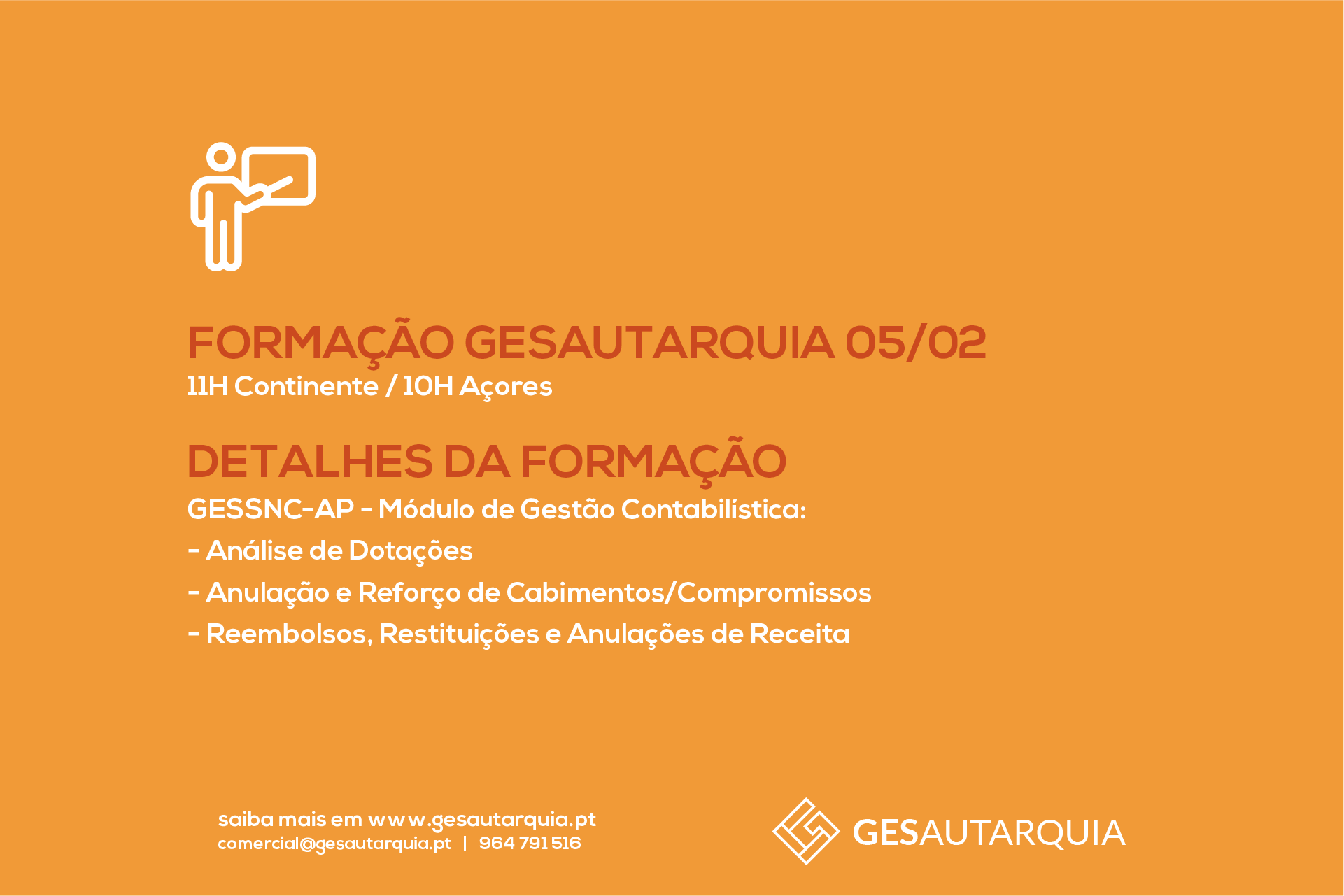 Formação Semanal GESAutarquia
