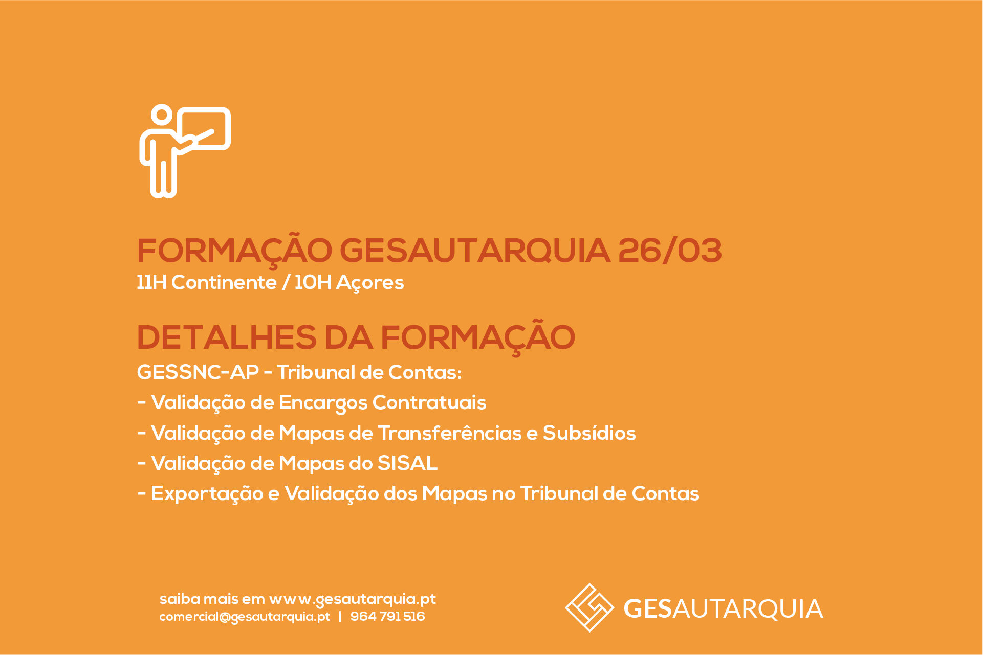 Formação Semanal GESAutarquia
