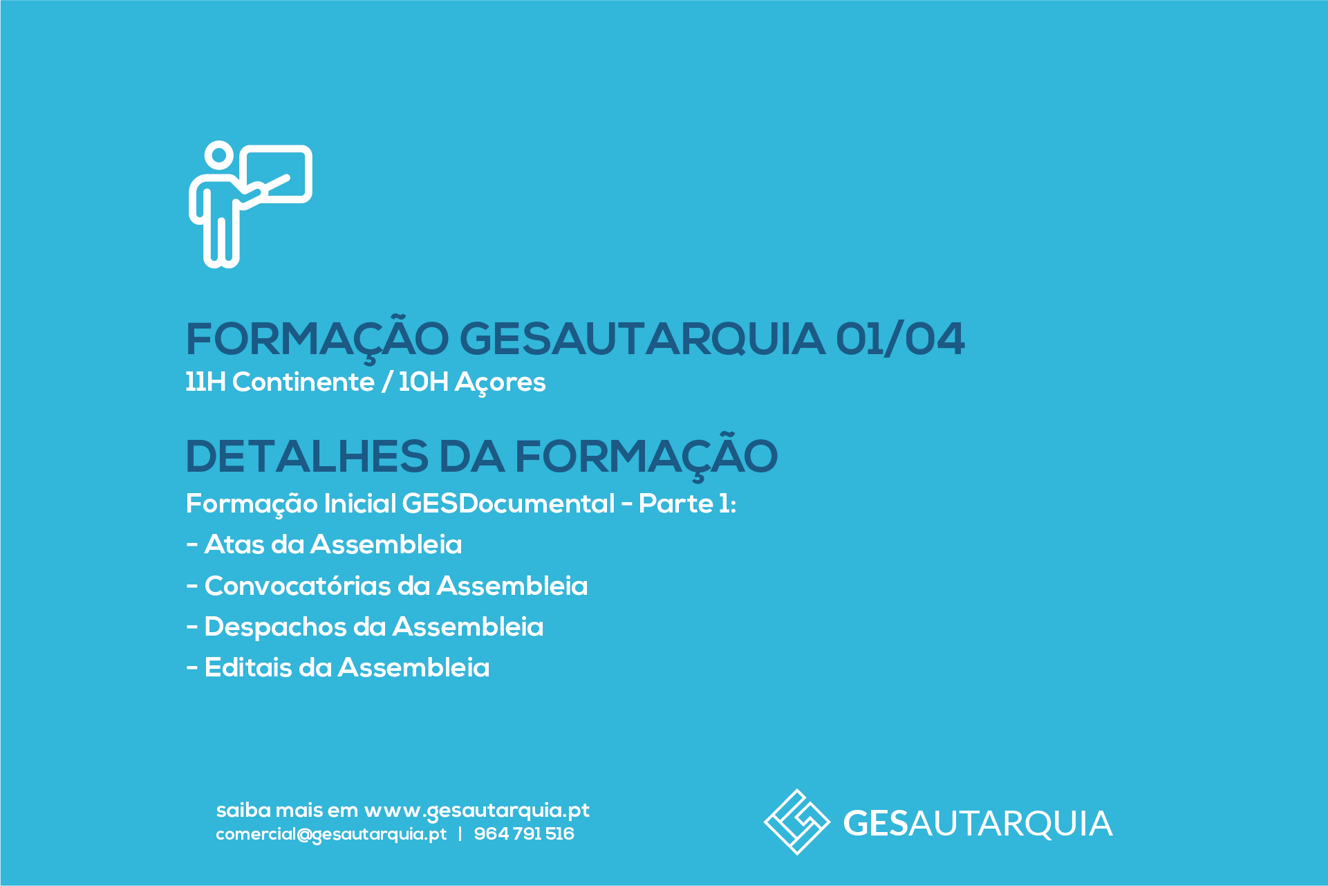 Formação Inicial GESAutarquia