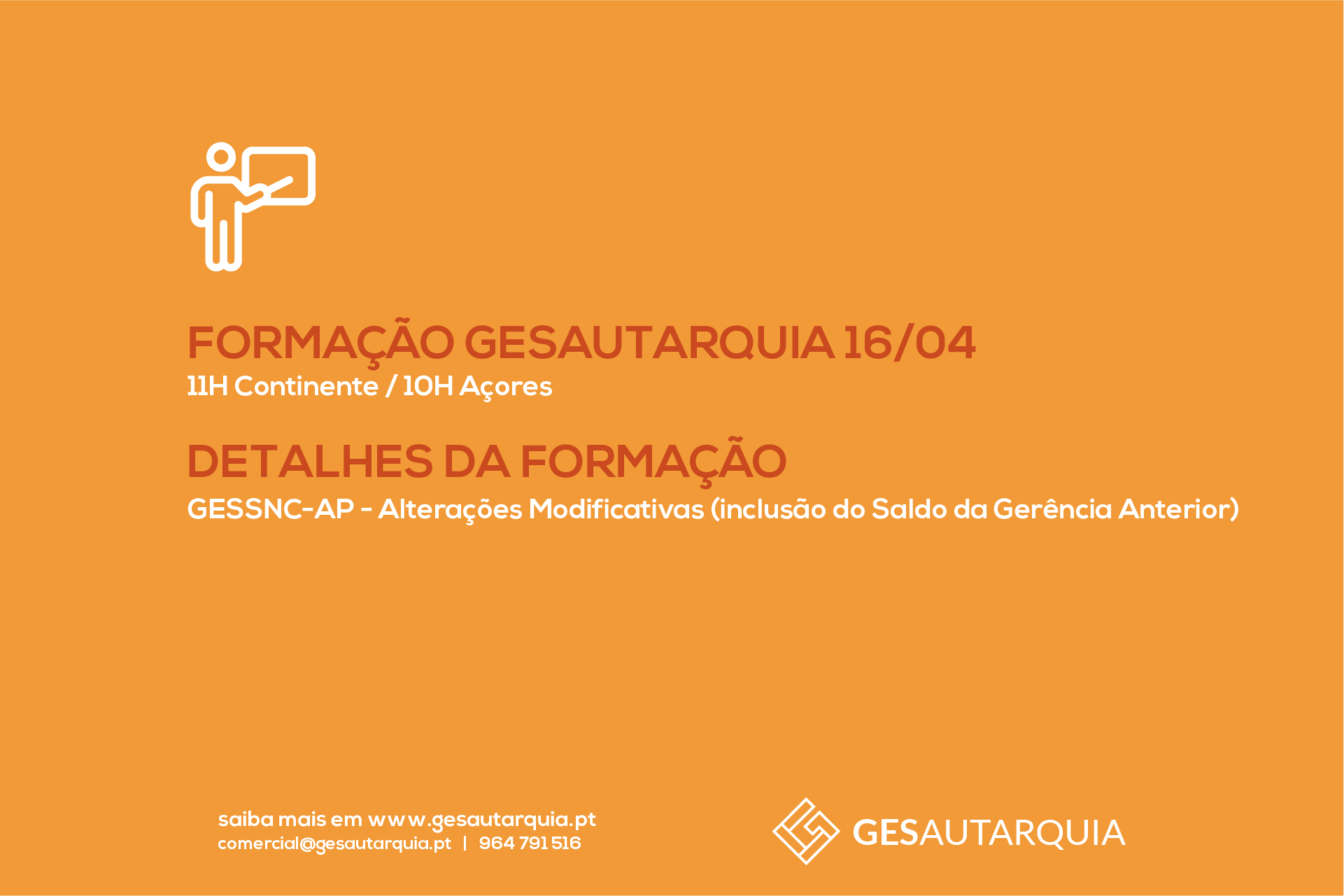 Formação Semanal GESAutarquia