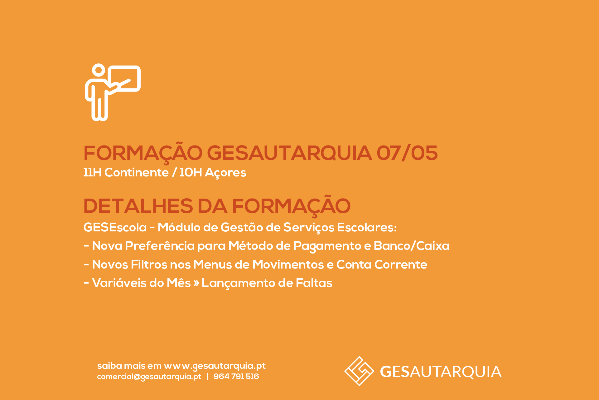 Formação Semanal GESAutarquia