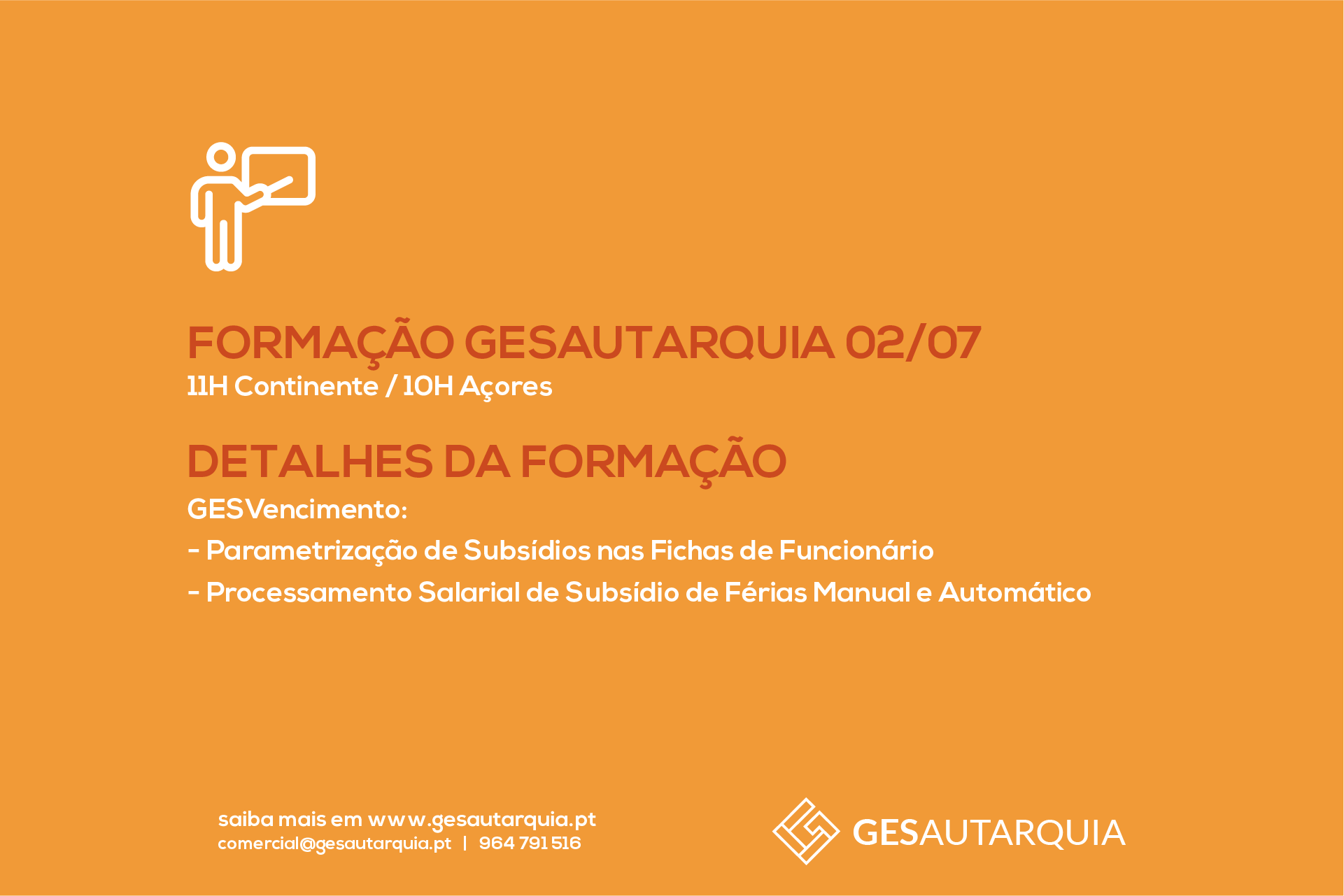 Formação Semanal GESAutarquia