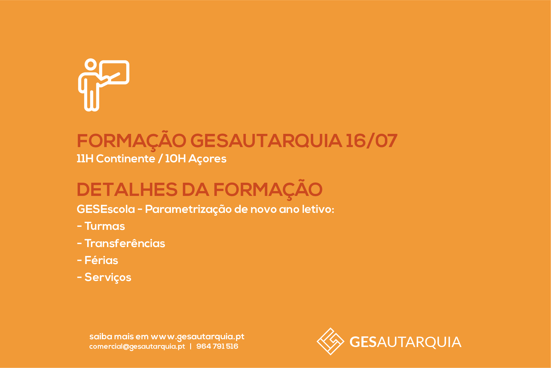 Formação Semanal GESAutarquia