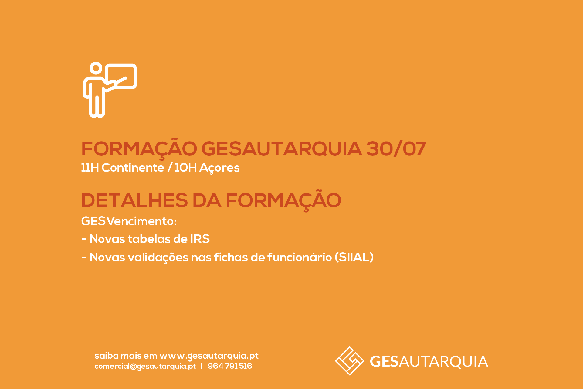 Formação Semanal GESAutarquia