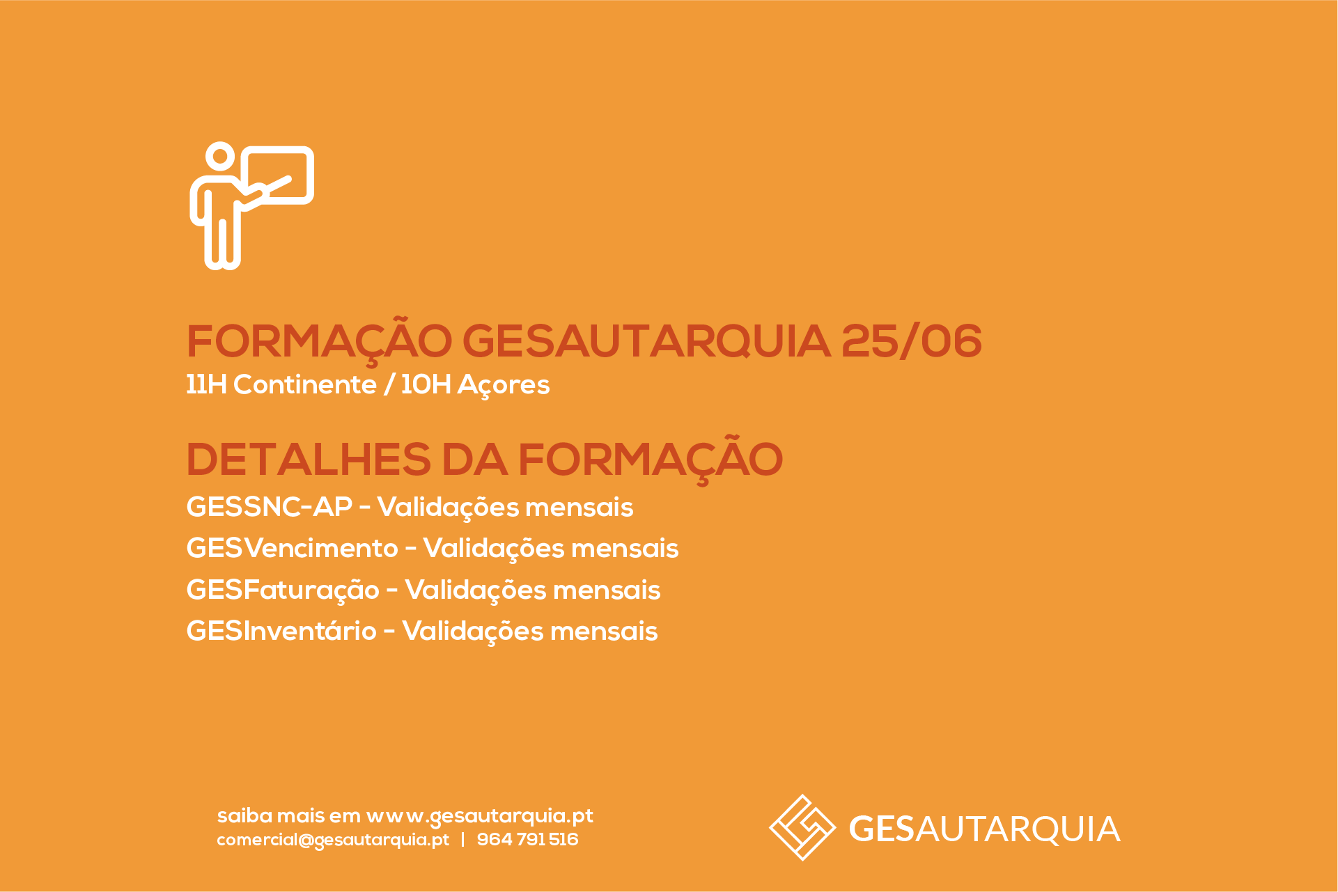 Formação Semanal GESAutarquia