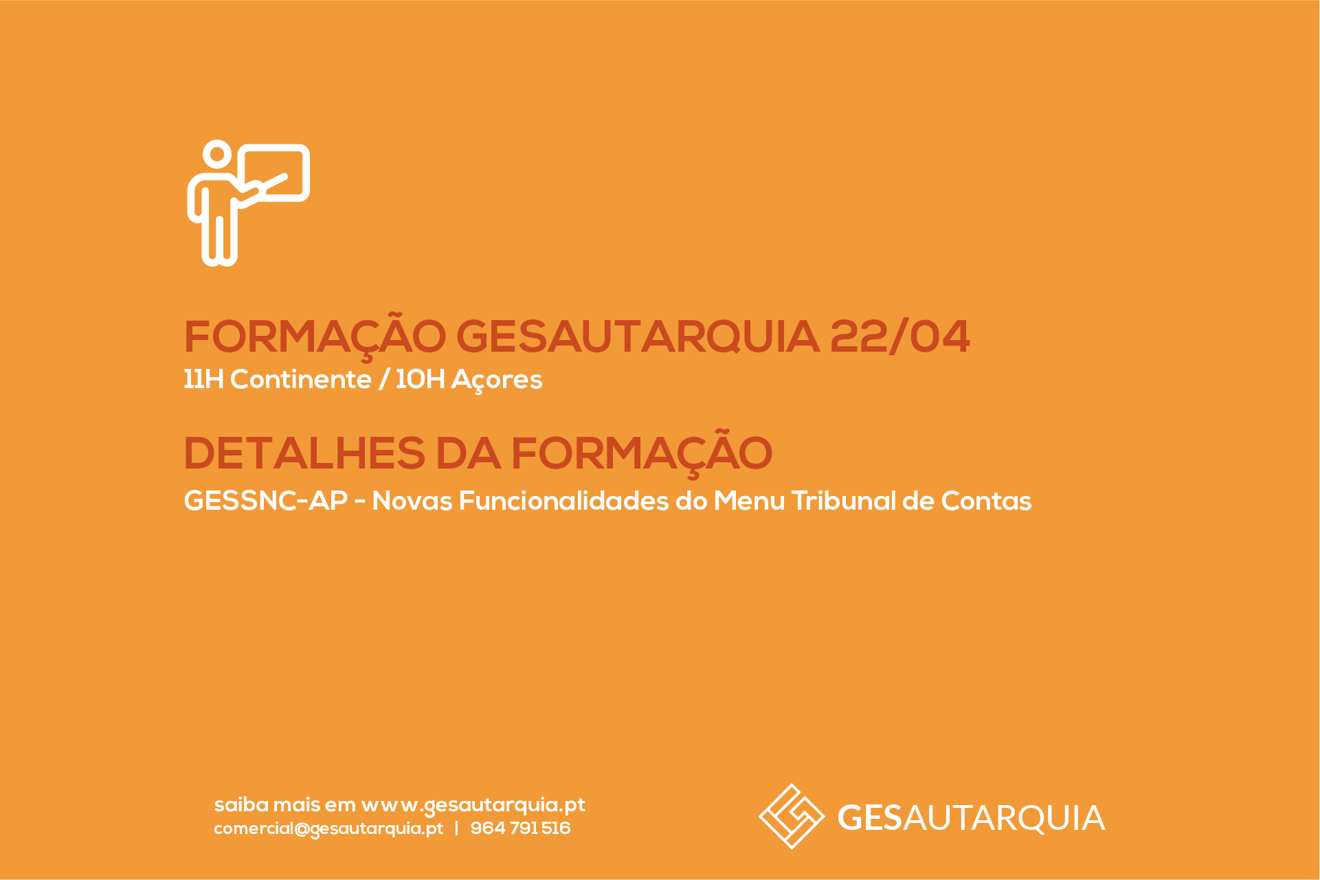 Forma&ccedil;&atilde;o Semanal GESAutarquia