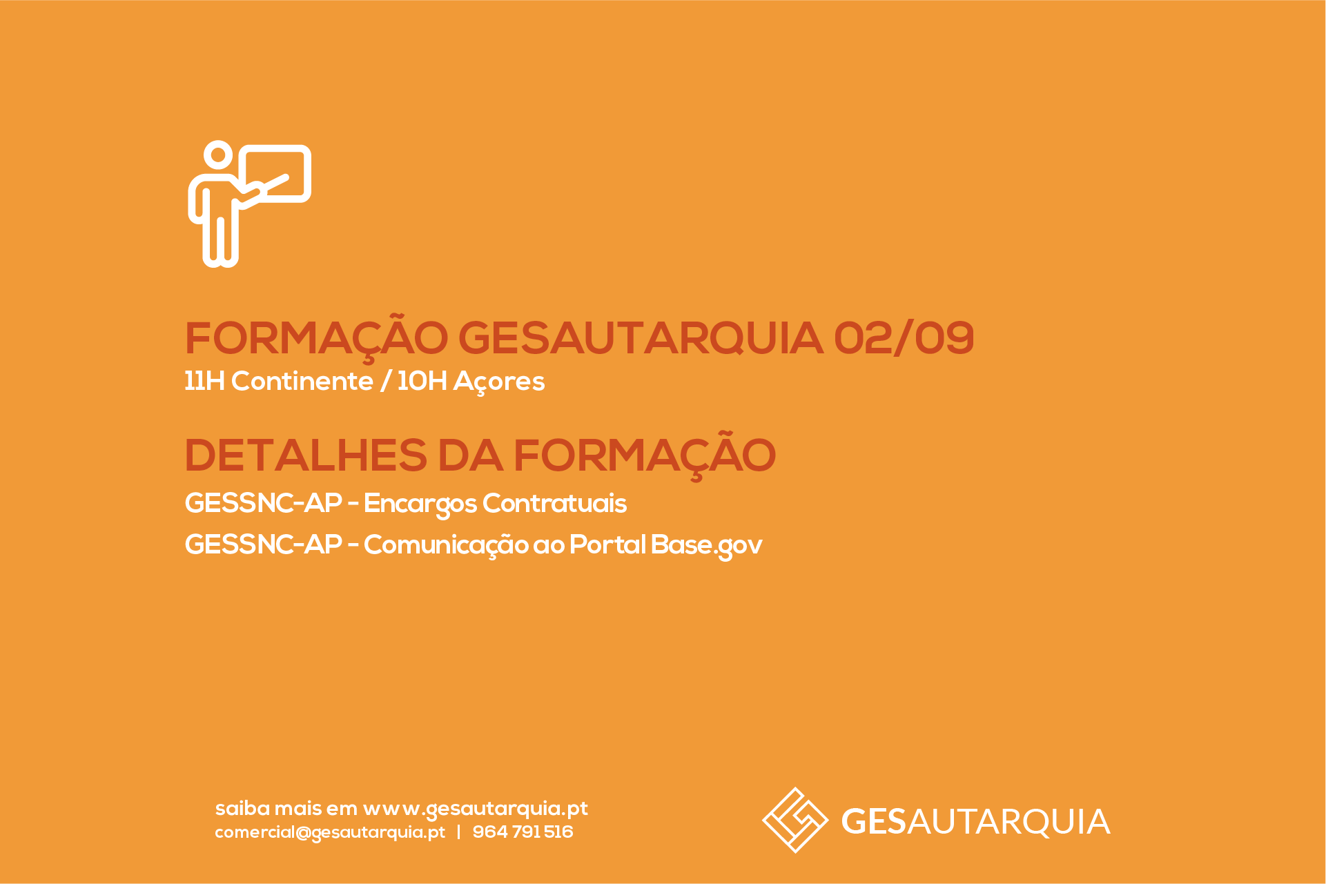 Forma&ccedil;&atilde;o Semanal GESAutarquia