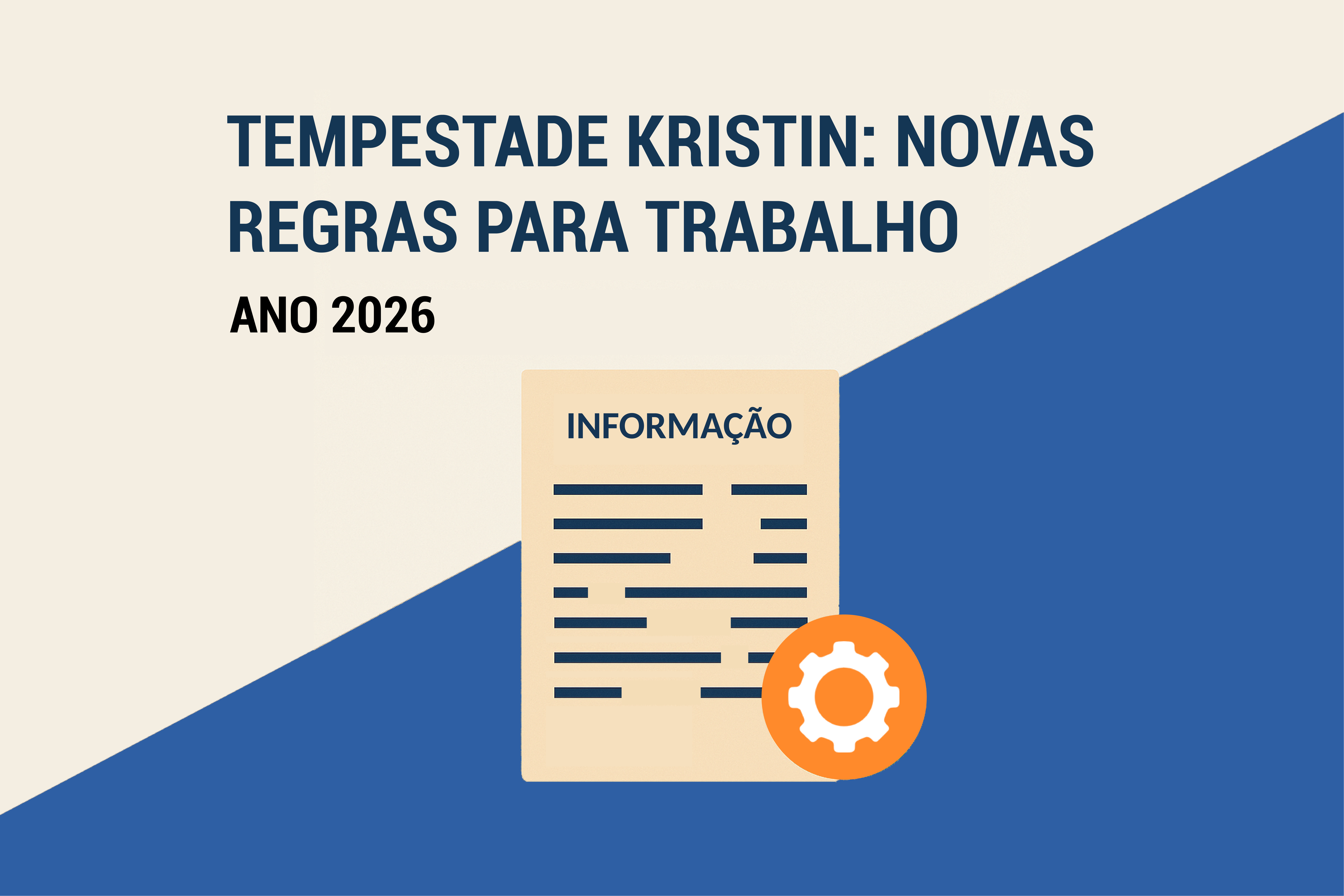 Tempestade Kristin: novas regras para trabalho suplementar