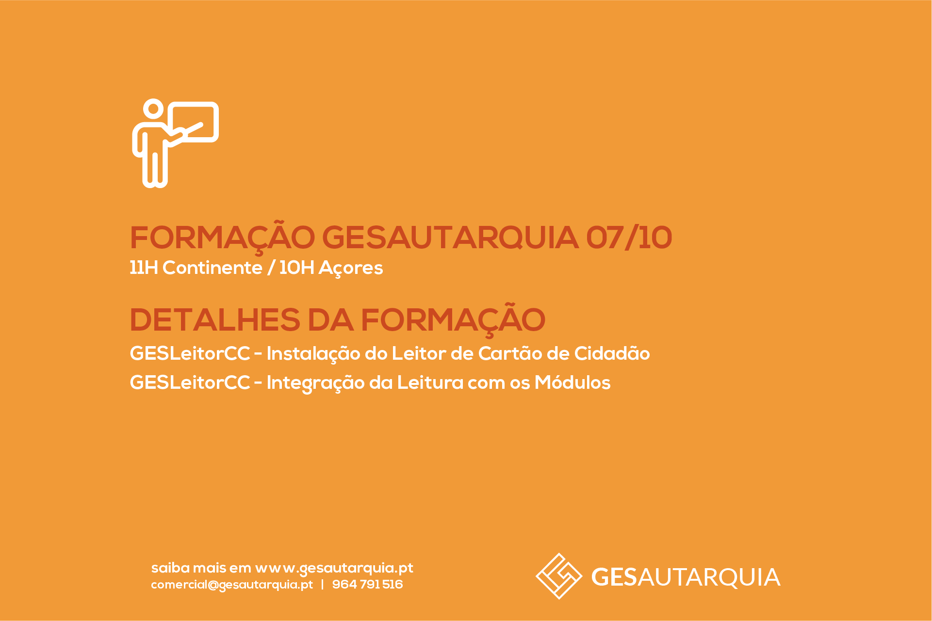 Forma&ccedil;&atilde;o Semanal GESAutarquia