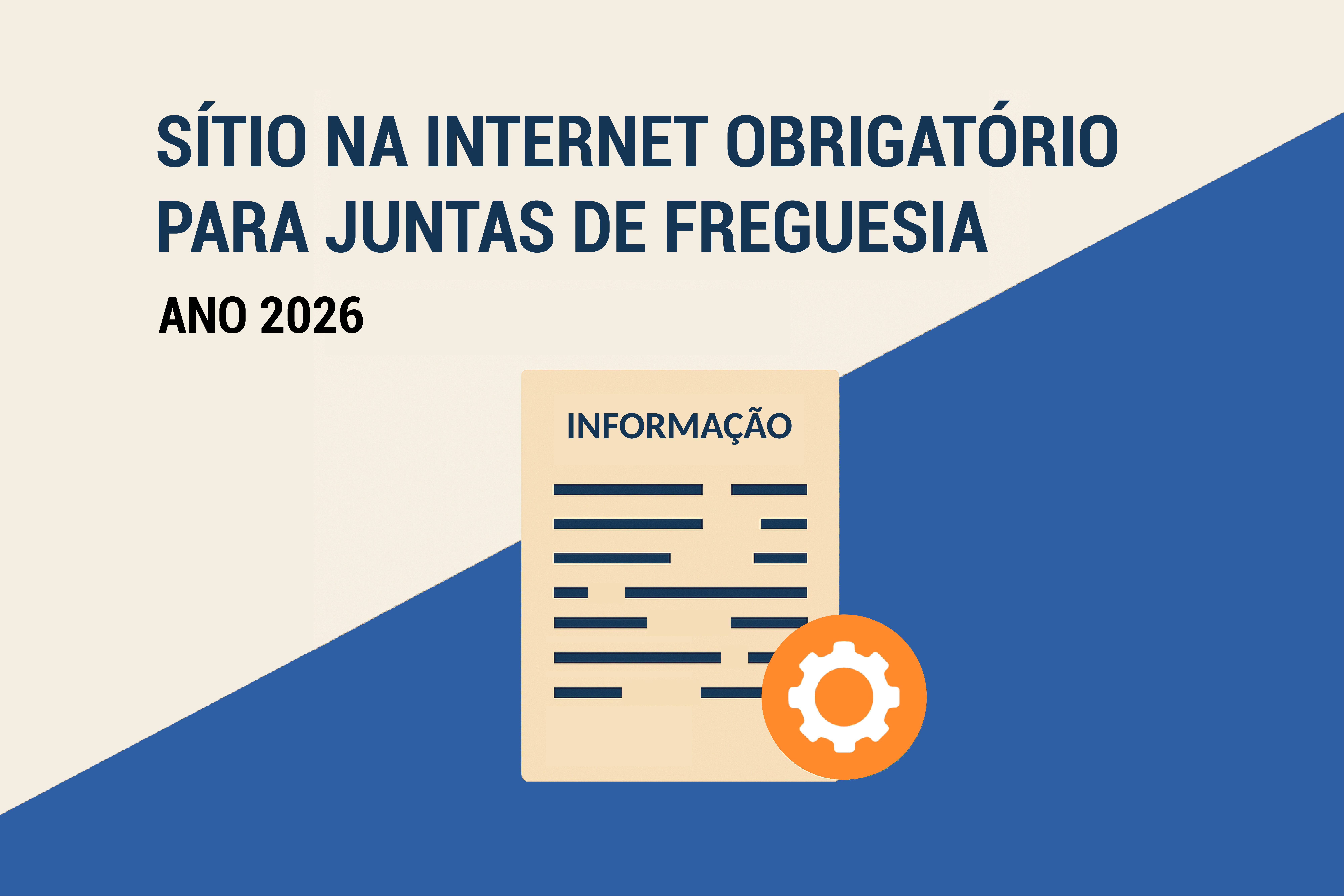 Obrigatoriedade das Juntas de Freguesia terem s&iacute;tio na Internet